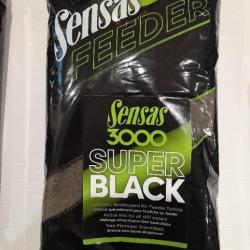 LOT DE 5KG D'AMORCE SENSAS FEEDER 3000 SUPER BLACK-BIG FISH- BREAM-SUPER ATTRACTIVE AU CHOIX