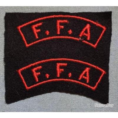 Insigne tissu des Forces Françaises à BERLIN