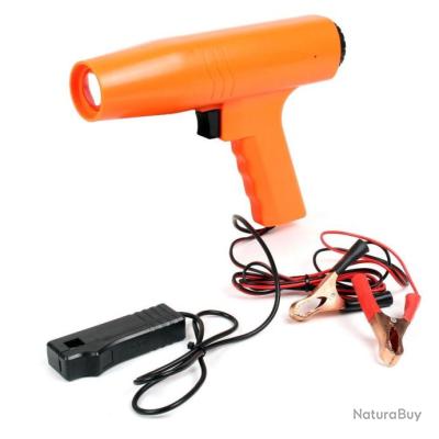 Lampe Stroboscopique 12V Pour Calage Allumage - Flash Puissant, Protection Surcharge, Pour Voiture Et Moto