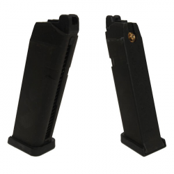 Cybergun/E&L - Chargeur gaz 17BB's pour Glock 17 GBB - Noir