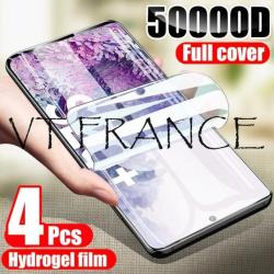 4 Film Hydrogel Protection Ecran pour Samsung, Smartphone: Galaxy S24