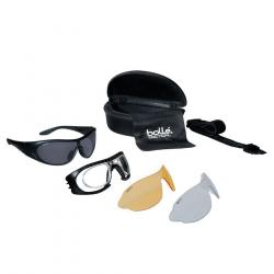Kit lunettes protection balistiques Bollé Raider Platinum