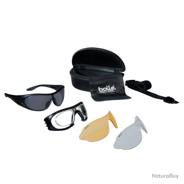 Kit lunettes protection balistiques Boll Raider Platinum