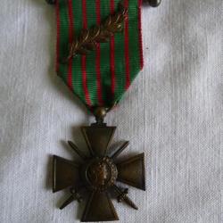 Médaille Croix de guerre 1914 1916 avec palme
