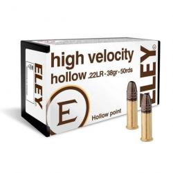 Munitions Eley High Velocity Hollow Point - Cal 22 LR - 38 / 1