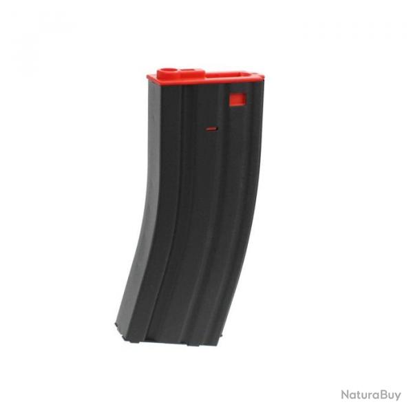 Chargeur S&T AEG 300 Coups M4 Metal - Noir / Rouge