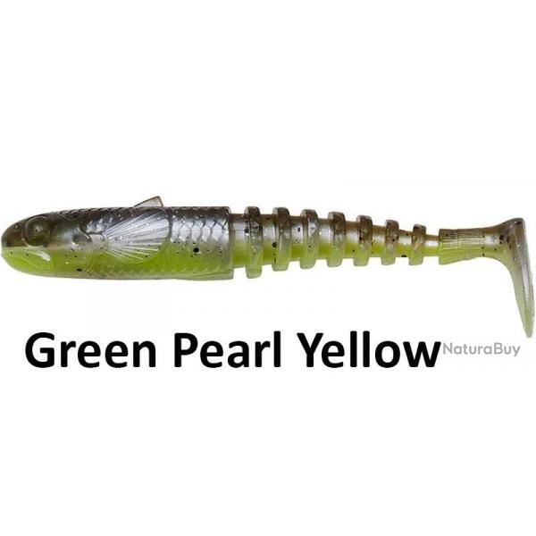 Leurre Souple Savage Gear Gobster Shad 7,5cm 5 Pc Green Pearl Yellow