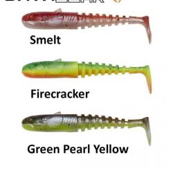 Leurre Souple Savage Gear Gobster Shad 9cm 5 Pc Green Pearl Yellow