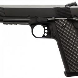 Réplique GBB 1911 MEU Rail Raven full metal gaz noir 1,0J