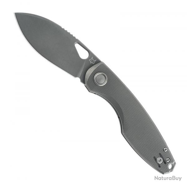 Couteau "Chilin" titanium / stonewashed [Fox Production]