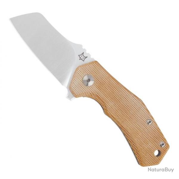 Couteau "Italicus" micarta naturel [Fox Production]