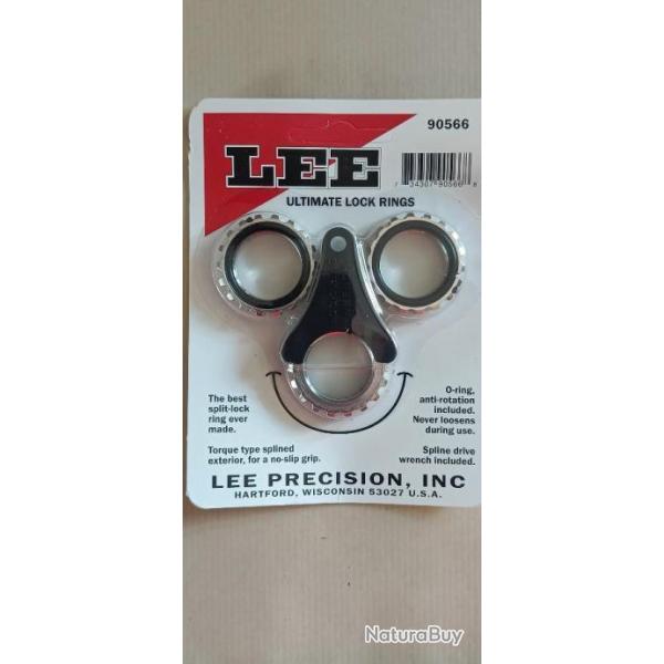 Lee Ultimate Bague de Verrouillage Lock Ring 3-Pack + cl L90566