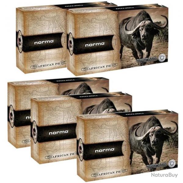 Balles Norma Woodleigh African PH RNSN Demi-blinde - Cal. 416 Rigby - 416 Rigby / Par 5