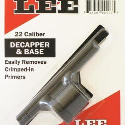 LEE Decapper & base - Désamorceur manuel pour douille amorce de 22 Lee 90103