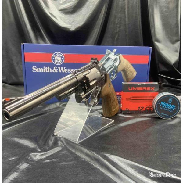 Pack prt  tirer REVOLVER  plombs "SMITH&WESSON" "M29 - 6,5'' CO2 - CAL 4.5MM