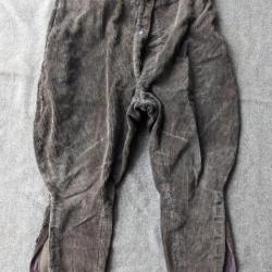 Pantalon ancien en velours chasse