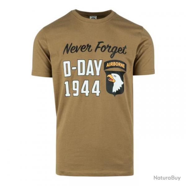 Tee shirt D Day 1944 Couleur Coyote