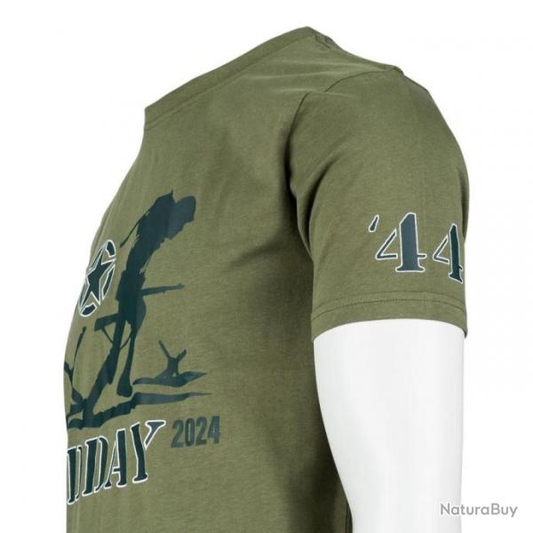 Tee shirt D Day 80me anniversaire Couleur Vert