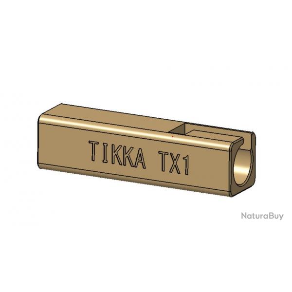 Etui de culasse Droitier pour tikka T1X - Texte personnalisable