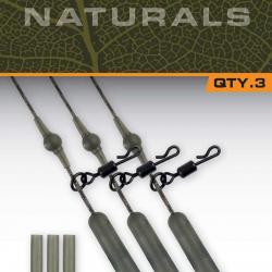 Naturals submerge heli rigs 30lbs X3 Fox