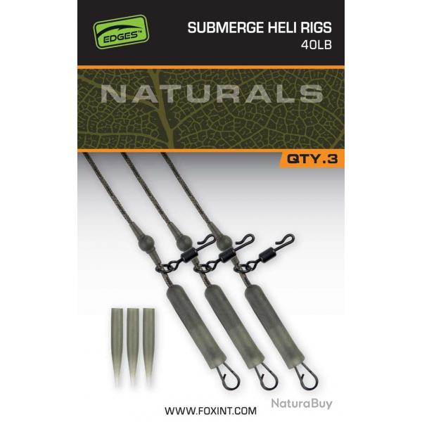 Naturals submerge heli rigs 40lbs X3 Fox