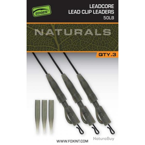 Naturals leadcore power grip lead clip 50lbs X3 Fox