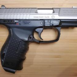 2nde démarque (-20%) RARE - WALTHER CP99 COMPACT NICKEL BICOLORE - CO2 4.5mm BB  !!COMME NEUF!!