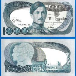 Portugal 1000 Escudos 1980 Billet Escudo