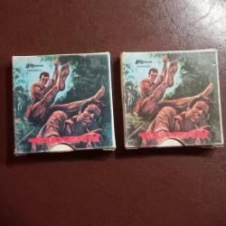 LOT DE 2 FILM SUPER 8 MM    "  TARZAN "