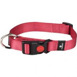 COLLIER ZIGGI ROUGE CERISE 45-65CM 25MM