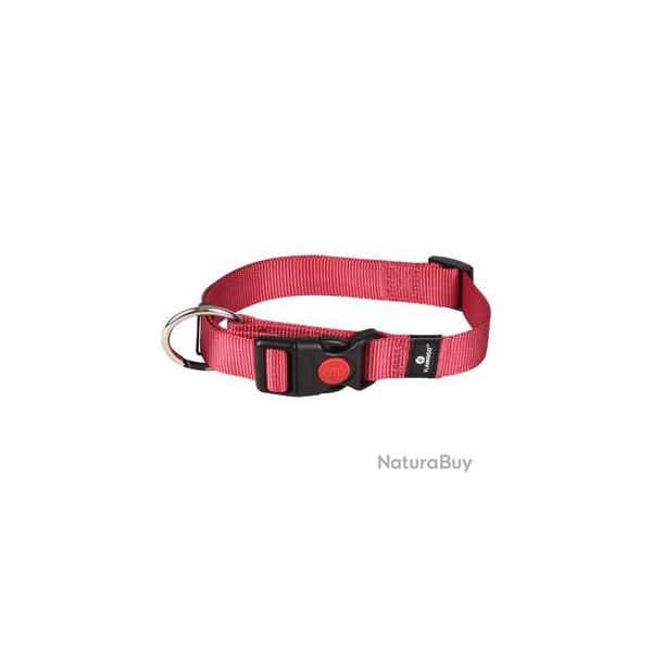 COLLIER ZIGGI ROUGE CERISE 45-65CM 25MM