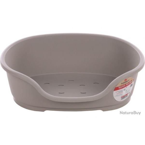 CORBEILLE TUCK OVALE GRIS 81X51X24CM