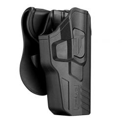 HOLSTER CYTAC GLOCK R-DEFENDER DROITIER POUR GLOCK 17 GEN 1,2,3,4,5 NOIR