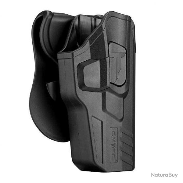 HOLSTER CYTAC GLOCK R-DEFENDER DROITIER POUR GLOCK 17 GEN 1,2,3,4,5 NOIR