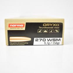1 Boite Norma Oryx calibre 270wsm