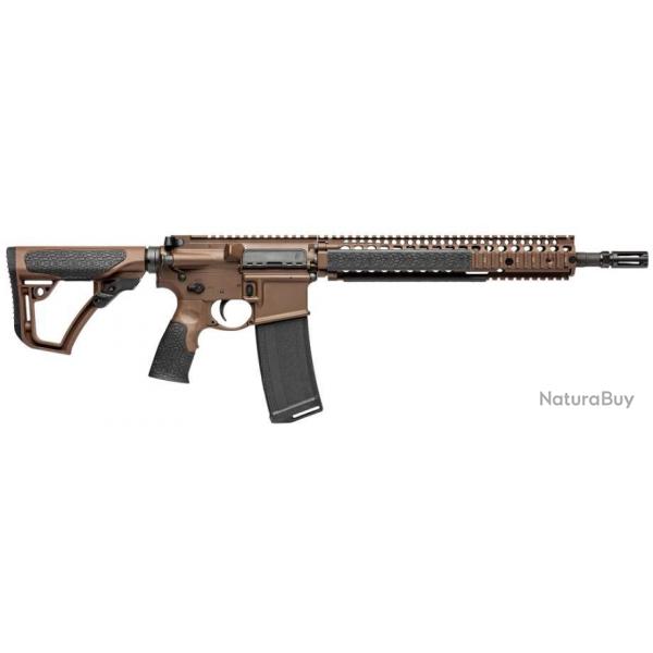 Dstockage Cat. B - Carabine semi-auto Daniel Defense M4A1 Mil Spec Brown14.5'' - Cal. 223 Rem.