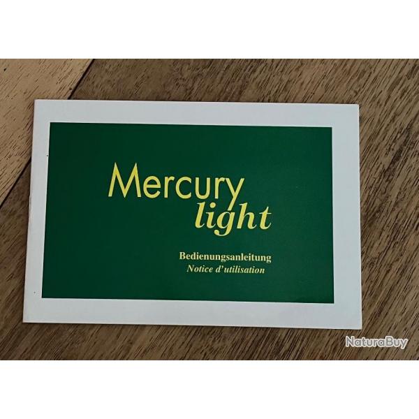 Notice Mercury Light3 coups automatiques