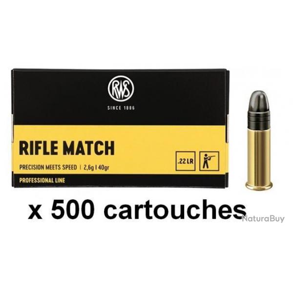 RWS Rifle Match cal.22lr Professionnal Line x500
