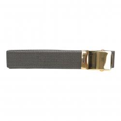 Ceinture toile 30mm avec boucle dorée (Couleur Vert)