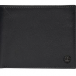 Portefeuille bifold zippé classique noir BERETTA