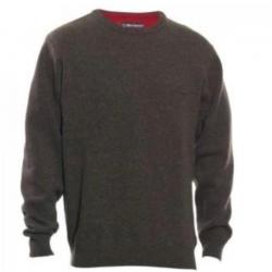 PROMO !!! PULL COL ROND DEERHUNTER TAILLE M COULEUR MARRON