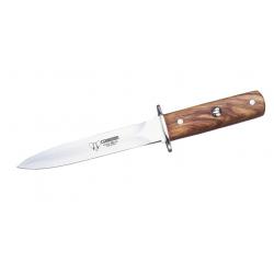 Couteau De Chasse Cudeman Manche Olivier