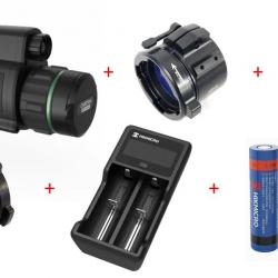 Pack Monoculaire de Vision Nocturne Clip-On HIKMICRO Cheetah C32F-RN-48 mm