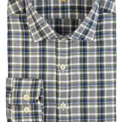 Chemise Verney Carron Cheverny Kaki et Bleu