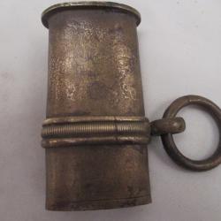 chape  (entrée de fourreau )  de sabre - H 7 cm - pour une lame de 3 cm de large