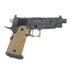 Pistolet Army Armament R504  VII Pro Gaz Cal.6mm Noir - Tan