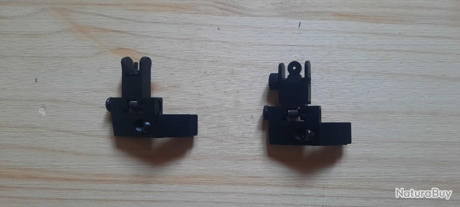 Viseur Pliable CNC KAC300 - Rail Avant/arrière Rabattable En Alliage D'aluminium Pour Fusil - Neuf Avec Emballage