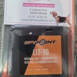 Batterie rechargeable Spypoint LIT-10 pour caméra Micro Link et Cell Link