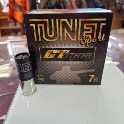 Carton de 250 cartouches de ball-trap TUNET GT MAX 28g