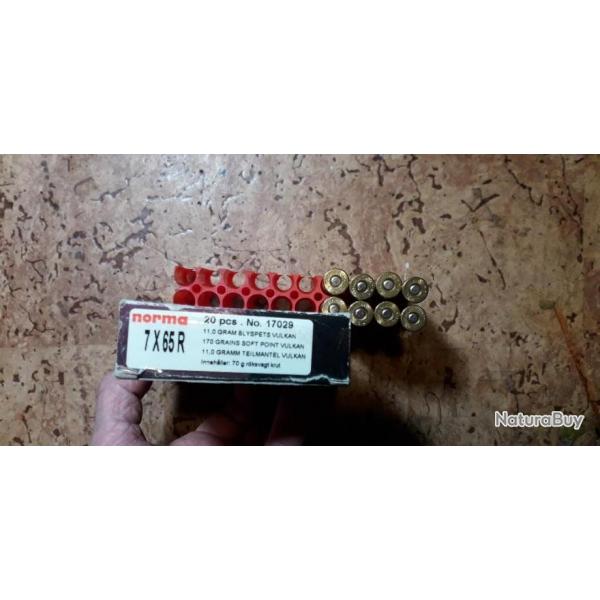 8 munitions NORMA calibre 7X65R